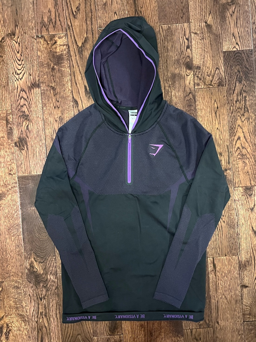 Gymshark Mens Athletic Purple Onyx V5 Hoodie